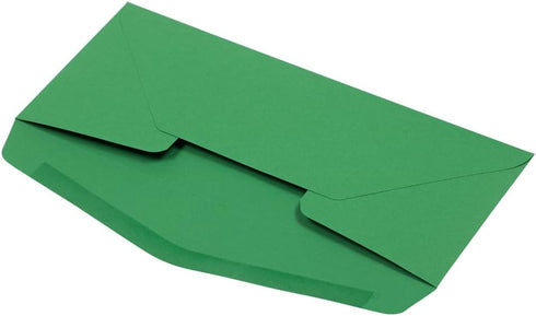 JAM PAPER #10 Business Colored Envelopes - Green Recycled - 4 1/8 x 9 1/2 - 100/Pack