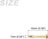Small Nails (1x10mm) 200pcs, Carbon Steel Tiny Hardware Nails - for Household Woodworking, Gold Tone
