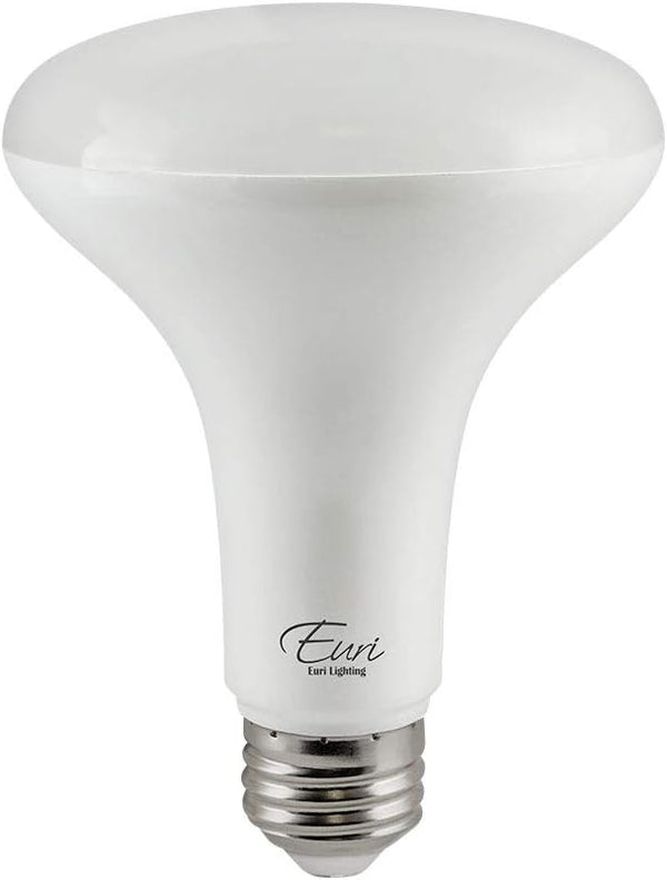 Euri Lighting EB30-11W3040e LED BR30, 10W (65W Equal) 850lm, Bright White (4000K),