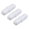 MECCANIXITY Magnetic Stirrer Mixer Stir Bar - 20mm x 7mm with Ring Shape Coating Magnet, White, 3Pcs