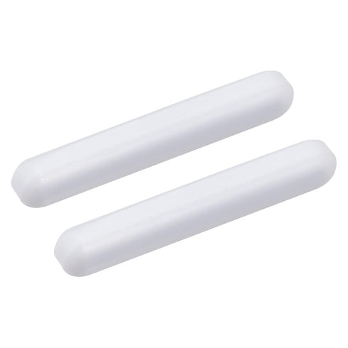 MECCANIXITY Magnetic Stirrer Mixer Stir Bar Rod 50mm Cylinder Shape PTFE Coating Magnet, Pack of 2