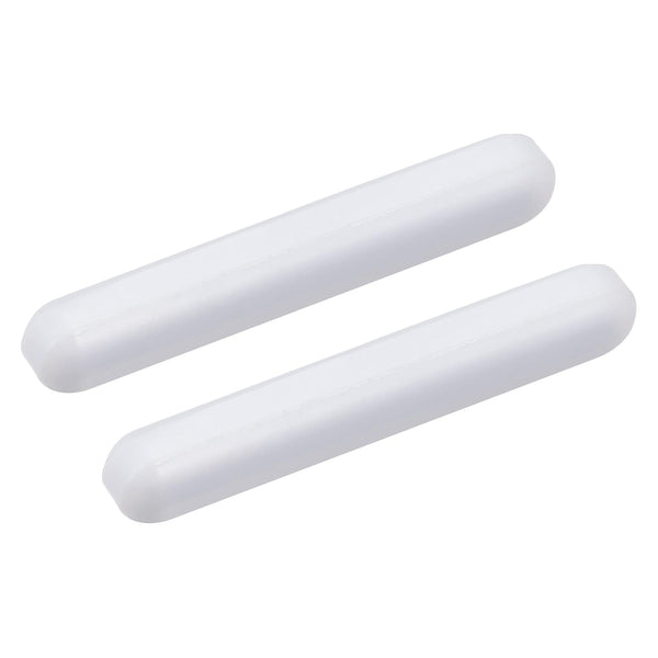 MECCANIXITY Magnetic Stirrer Mixer Stir Bar Rod 50mm Cylinder Shape PTFE Coating Magnet, Pack of 2