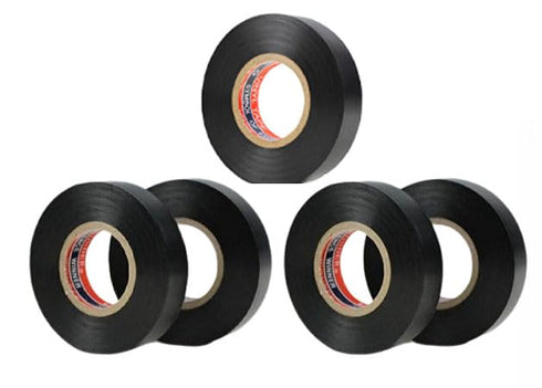 Vinyl Electrical Tape, Professional Flame Retardant Waterproof PVC Insulation Tape, 5Pcs 3/4inx66ft