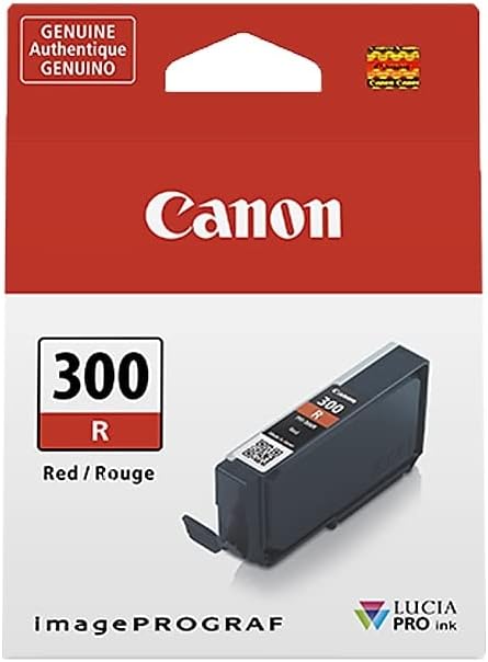 Canon PFI-300 Lucia PRO Ink in Red - Compatible with imagePROGRAF PRO-300 Printer