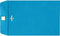LUXPaper 9 x 12 Open End Envelopes, Clasp, Pool Blue, 80lb. Text, 50 Qty