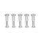 uxcell Screw Post Fit for 5/16"(8mm) Hole Dia, Male M6x20mm Belt Buckle Binding Bolts Leather Fastener Stainless Steel