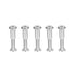 uxcell Screw Post Fit for 5/16"(8mm) Hole Dia, Male M6x20mm Belt Buckle Binding Bolts Leather Fastener Stainless Steel