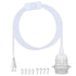 DXMKOP 16FT Plug in Pendant Light Cord, Lamp Kit with E26/E27 Light Socket,