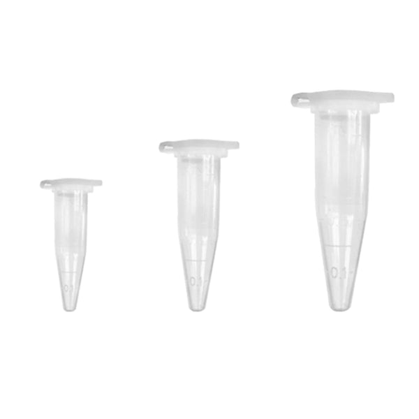 30 Pcs Clear Plastic Centrifuge Tubes, Bottom Tip Test Tube Vials 0.2mL 0.5ML 1.5ML