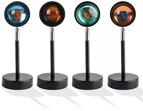 Sunset 16 360 Sunset Lamp Projection Spotlight with Remote RGB Colors for Influencer Video, Degree Rotation Light