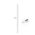Eowpower 10 Pieces 2mm X 305mm Aluminum Round Rod 6061 T6511 Solid Extruded Rods 12" Long 2mm Diameter
