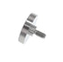 Flat Contact Points for Dial Digital Indicator, Depth Gauge Thickness Gauge, 4-48 UNF Thread, 15mm Diameter