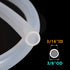 Feelers 3/16" ID x 3/8" OD Silicone Tubing - Food Grade Pure Silicon Tube for Home Brewing Winemaking, 3.28ft Length