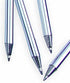 OPENDGO Feather Ballpoint Pen, Black Ink Vintage Quill, Refined Plated Rod, Wedding Gift Signature Pen