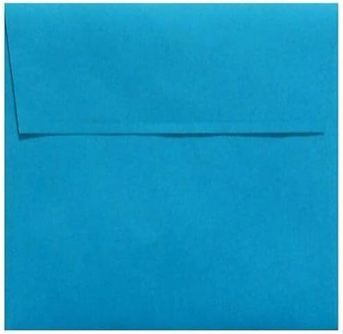 LUXPaper Square Invitation Envelopes | Peel & Press | 5" x 5" | Pool Blue | 80lb. Text | 50 Qty by LUXPaper