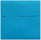 LUXPaper Square Invitation Envelopes | Peel & Press | 5" x 5" | Pool Blue | 80lb. Text | 50 Qty by LUXPaper
