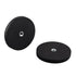 ULIBERMAGNET 2Pack Anti-Scratch 60lb Strong Neodymium Round Rubber Coated Magnet with D1/4''-20