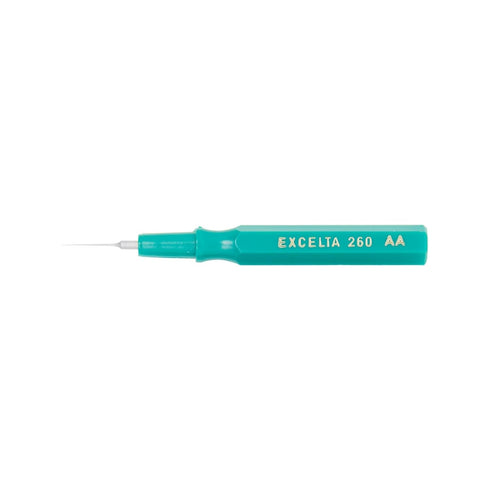 Excelta Mini-Spatula, 2.5" Stainless Steel Tip for Precision Epoxy and Lubricant Application