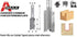 Amana Tool 45251 Carbide Tipped Straight Plunge Bit, 3/4 Dia x 1" 4 S