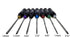 Generic 7 Car/airplane,0.05IN-1/16IN-3/32IN-5/64IN-1.5MM-2.5MM-3.0MM VENOMRC Color Caps Hex Wrencher Hex screwdriver