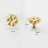 SANCHAKOU 2 Pack Gold Cabinet Knobs Shoe Cabinet Bedside Table Handle Wardrobe Cabinet Drawer Brass Handle Copper Color