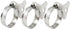 Assortment of 15 Adjustable Hose Clamps, 304 Stainless Steel, Ideal for Plumbing, Automotive, Mechanical