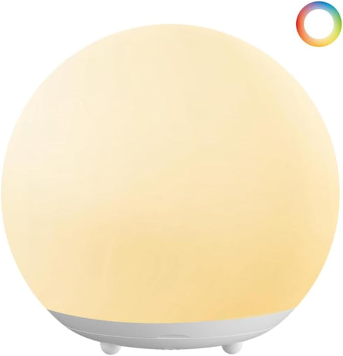 Dimming 7 30/60 Baby Night Light, Rechargeable Touch Control Night Light with Stepless & RGB Color Change, Soft