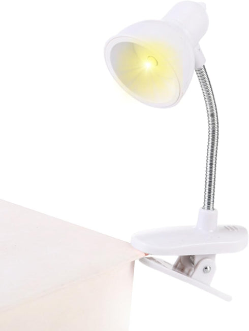 Generic Desk Lamp with Clamp Clip On Eye Caring Reading Lantern, Portable Adjustable Study Light for Home Office Studio