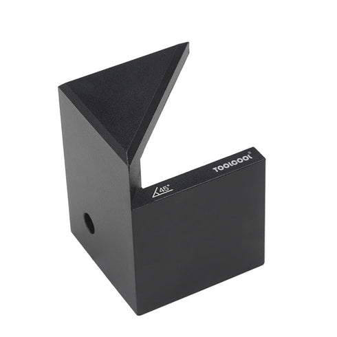 TOOLCOOL Center Finder Tool, Woodworking Centering Tool with 45 Degree Angle Marker, Aluminum Alloy Black