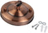 Generic 10kg Vintage Ceiling Rose Hook Plate for Chandelier Pendant Lamp Lighting Fixture Parts, Load, Iron