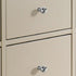 SANCHAKOU 2 Pack Brass Cabinet Knobs Bedside Table Round Shoe Cabinet Bright Gold Cabinet Door Handle Wardrobe Cabinet