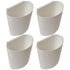 Zerodeko Hanging Cup Holder Rolling Cart Organizer Accessories 4pcs Trolley Storage Basket