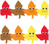 Hygloss Products Happy Leaves Die-Cut Bulletin Board Border – 3 x 36 Inch, 12 Pack