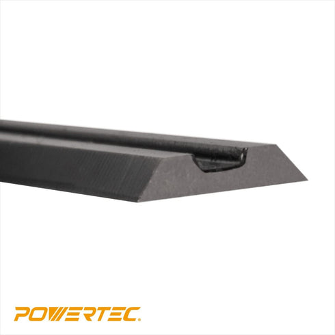 POWERTEC 12841 3-1/4" Tungsten Carbide Hand Held Planer Blades Replacement Set of 2 for Black&Decker, Bosch, DeWalt