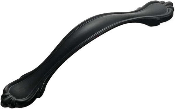 Suojim Pulls Handles 10Pcs Black Aluminum Alloy Bedside Table Handle Minimalist Cabinet Pulls