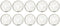 Cauaoa 10 Pcs 24mm Heart Binder Rings Loose Leaf Binder Ring,Plastic for Index