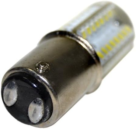 HQRP 110V LED Light Bulb Cool White, Compatible with Singer Sewing Machines 201, 221, 301, 401, and More