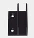 4pcs Aluminum Alloy Glass Clamp Holder, 8-12mm Thickness, Black