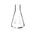 ULAB Scientific Narrow-Mouth Glass Erlenmeyer Flask Set, 3 Sizes 250ml 500ml 1000ml, 3.3 Borosilicate with Printed Graduation, UEF1022