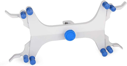 StonyLab Adjustable Double Burette Clamp, Butterfly Style Spring Loaded Lab Accessory for Laboratory