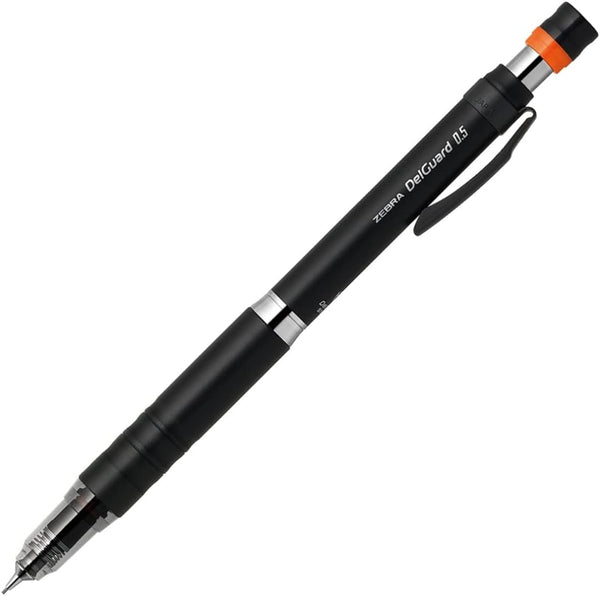 Zebra DelGuard Type Lx Mechanical Pencil, 0.5mm, Black Body (P-MA86-BK)