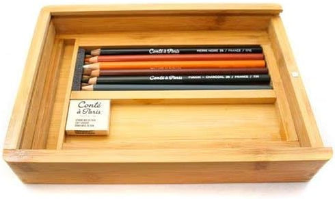 Set 30, Cont Paris Pastel Carr & Sketch Pencil Wood Box, of Assorted