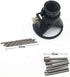 NOKOJKZ Metal HSS Router Tool Cutting Guide Attachment Kit Drill Carving Rotary Locator