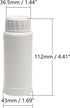 Bettomshin 10Pcs 100ml PE Plastic(Food Grade) Bottles, Wide Mouth Lab Reagent Bottle Liquid/Solid Sample Seal Sample Storage Container Chemical Bottle White by Bettomshin