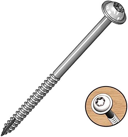Milescraft 5205 Wood Pocket Hole Screws - #7 x 2" Washer Head with Coarse Thread (50pc.)