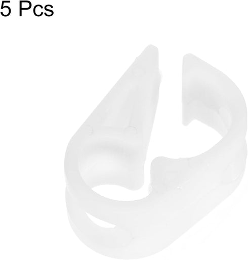uxcell Plastic Tubing Clamps, 5pcs Adjustable Tube Clamp for 1/8"-5/32" Tube OD, Laboratory Pinch Valve Flow Control