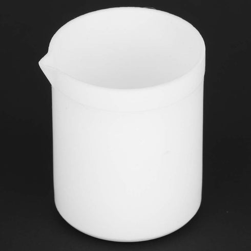 PTFE Beaker, Acid and Alkali Resistant Measuring Cup for Lab, 50ml High Lubrication White