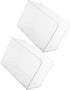 STOBOK 2pcs Transparent Bookends for Desk Organization Acrylic Book Management Stand for Books