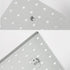 Pegboard Smith 16x16 inch (2 Wall Organizer Pegboard Panels, Gray Metal Pegboard for Tool Storage, Workbench Tools