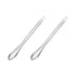 uxcell Micro Scoop 125mm Stainless Steel Reagent Sampling Spoon, 2Pcs for Laboratory